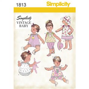 Simplicity Pattern 1813 Babies' Dress & Separates