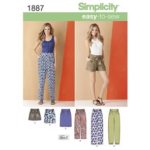 Simplicity Pattern 1887 Women's Trousers & Skirts