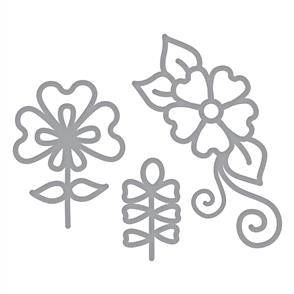 Spellbinders Shapeabilities Die D-Lites - Dainty Florals