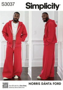 Simplicity Sewing Pattern Men's Sweatshirt and Sweatpants S3037
