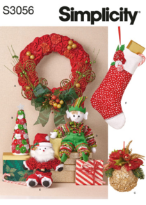 Simplicity Sewing Pattern Holiday Crafts S3056