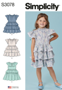 Simplicity Sewing Pattern Children's Dresses S3078