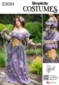 Simplicity Sewing Pattern Misses' Costume by Raine Emery S3094