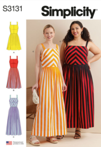 Simplicity Sewing Pattern Misses' and Women's Dress in Three Lengths S3131