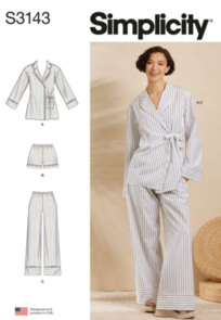Simplicity Sewing Pattern Misses' Pajamas S3143