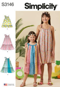 Simplicity Sewing Pattern Children's and Girls' Dresses S3146