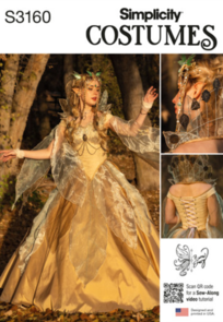 Simplicity Sewing Pattern Misses' Woodland Fae Costume S3160