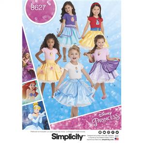 Simplicity Pattern 8627 Child's Disney Character Skirts