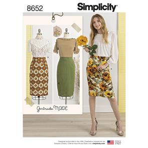 Simplicity Pattern 8652 Women’s Skirts