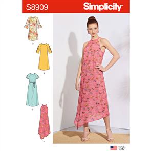 Simplicity Pattern 8909 Misses' Misses' Dresses