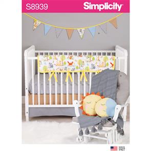 Simplicity Sewing Pattern Nursery Décor S8939