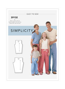 Simplicity Sewing Pattern Misses' Tops & Pants