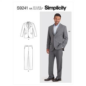 Simplicity Pattern 9241 Men's Suit