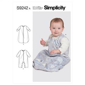 Simplicity Pattern 9242 Babies' Layette