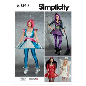 Simplicity Pattern 9349 Misses' Costumes