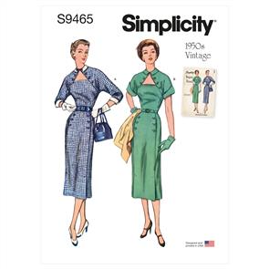 Simplicity Pattern 9465 Misses' Dress
