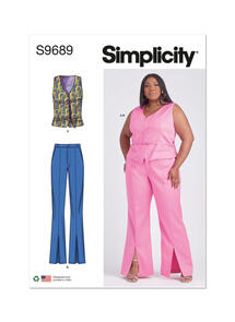 Simplicity Misses' and Women's Vest and Pants