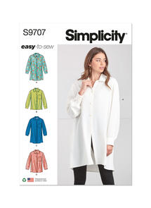 Simplicity Misses' Shirts