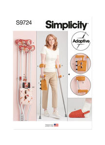 Simplicity Crutch Pads, Bag and Toe Cover