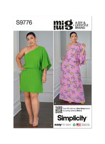Simplicity Misses' Caftan In Two Lengths by Mimi G Style