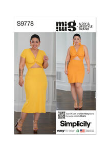 Simplicity Misses' Knit Dress in Two Lengths by Mimi G Style