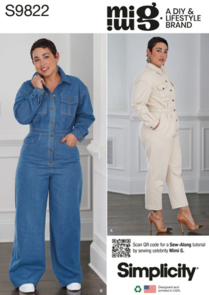 Simplicity Sewing Pattern Misses' Jumpsuits by Mimi G Style S9822