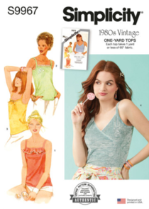 Simplicity Sewing Pattern 1980s Misses' Pullover Knit Tops S9967