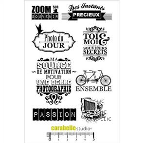 Carabelle Studio Rubber Stamps - Focus On Remembrance 8/Pkg