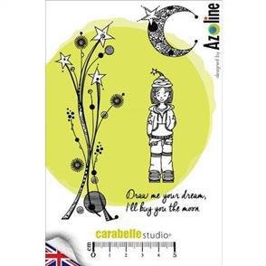 Carabelle Studio Rubber Stamps - Stars Zinouk 4/Pkg