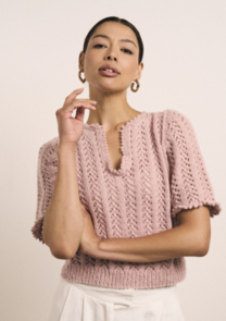 Mode at Rowan Pattern / Kit Saffi - Cotton DK & Alpaca Haze