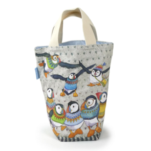 Emma Ball Woolly Puffins, Small Bucket Bag