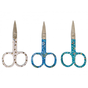 Hobby Gift Embroidery Scissors (assorted) - Bee, Bird or Floral Woodblock