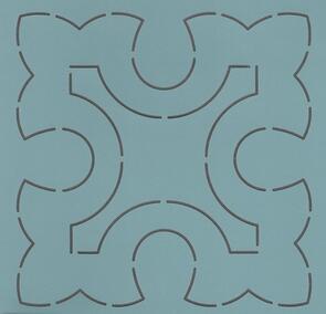 The Stencil Company Quilting Stencil : King's Crown 9"