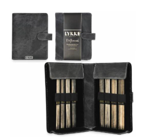 Lykke Driftwood Double Pointed 6" Set SMALL - Grey Denim