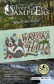 Silver Creek Samplers Cross Stitch Chart - Wreck the Halls!