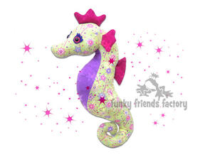 Funky Friends Factory Sparkles Seahorse Toy Sewing Pattern