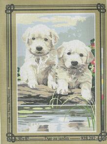 SEG De Paris Tapestry Canvas 30X40 Duo In The Garden