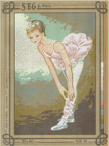 SEG De Paris Tapestry Canvas 30X40 Ballerina