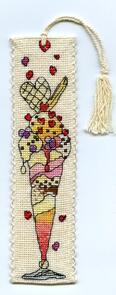 Michael Powell Vanilla Ice Bookmark Cross-Stitch Kit