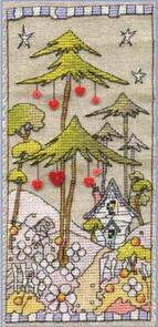 Michael Powell Woodland Hearts Cross-Stitch Chart