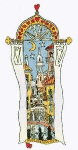 Michael Powell Venice Window 3 Cross-Stitch Chart