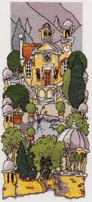 Michael Powell Tuscan Gardens III Cross-Stitch Chart