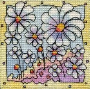 Michael Powell Mini Summer Daisies Cross-Stitch Kit