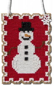 Mill Hill 2024 Holiday Stamps Series - Snowman