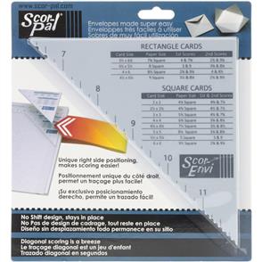 Scor-Pal Scor-Envi Diagonal & Envelope Template