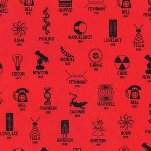 Robert Kaufman Science Fair SRK-18000-3 RED