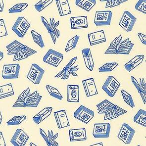 Robert Kaufman * SRK-19191-387 BLUEPRINT