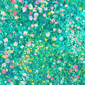 Robert Kaufman Painterly Petals SRKD-19149-7 GREEN