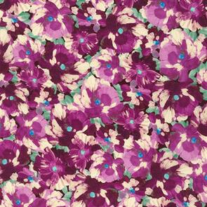 Robert Kaufman Painterly Petals SRKD-20264-24 PLUM
