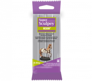 Sculpey Super Medium Blend 454G GREY